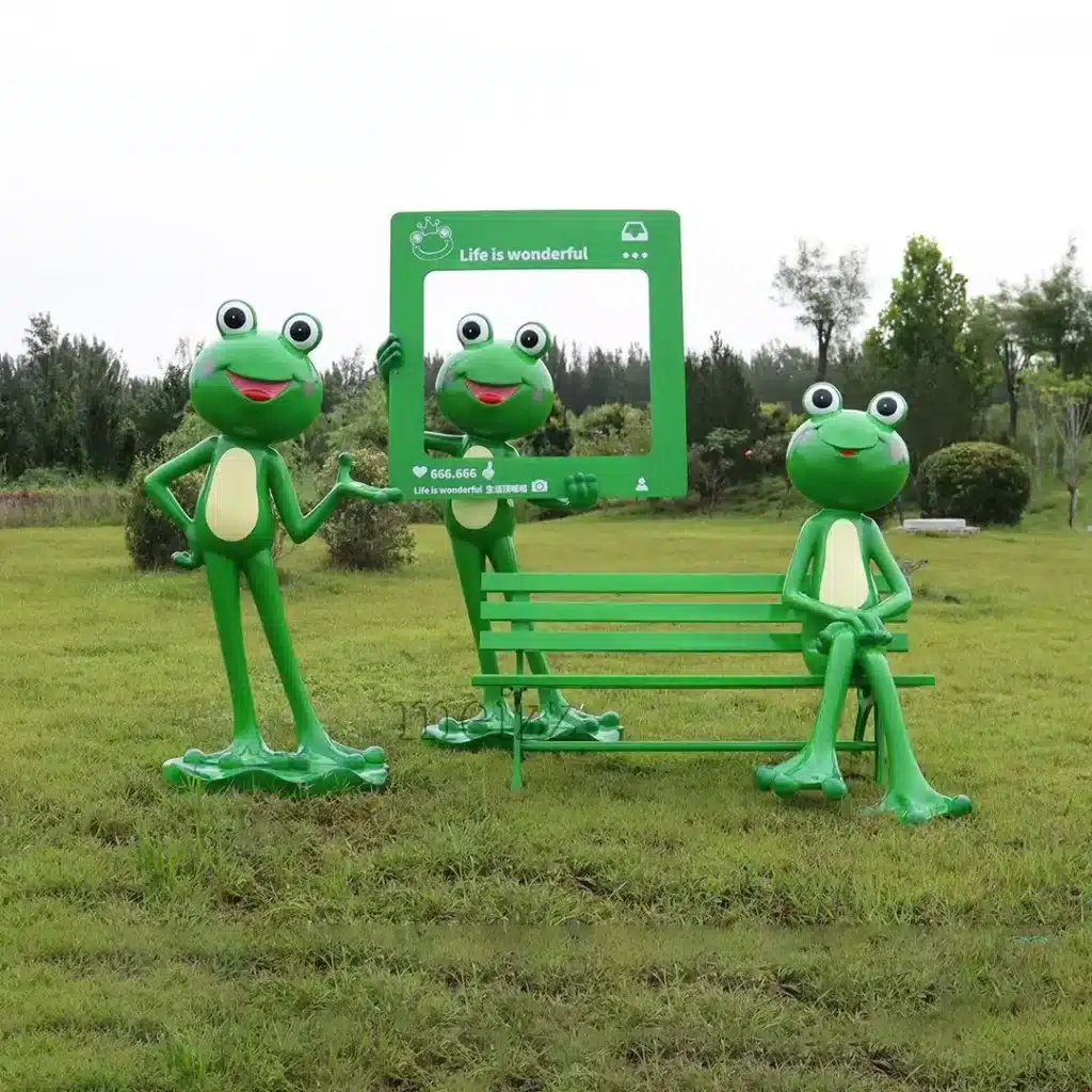 Funny Frog Garden Ornaments