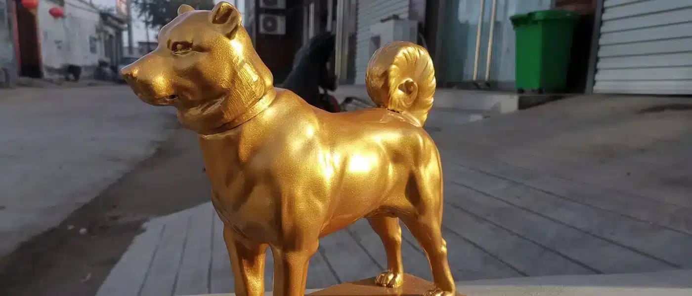 Memorial dog sculpture-1