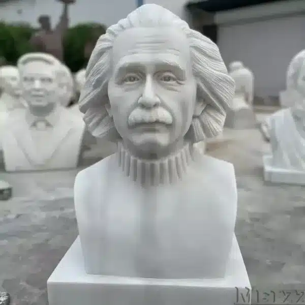 Natural Marble Busts of Famous Figures (Einstein)
