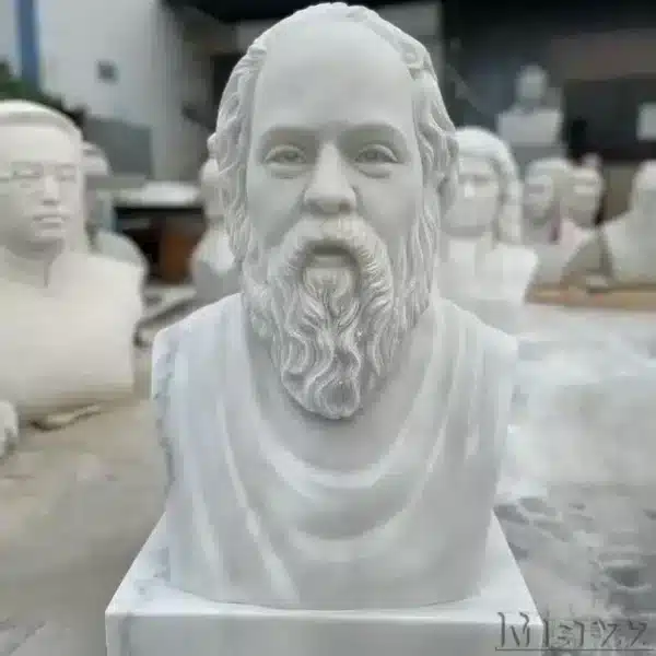 Natural Marble Busts of Famous Figures (Marx)