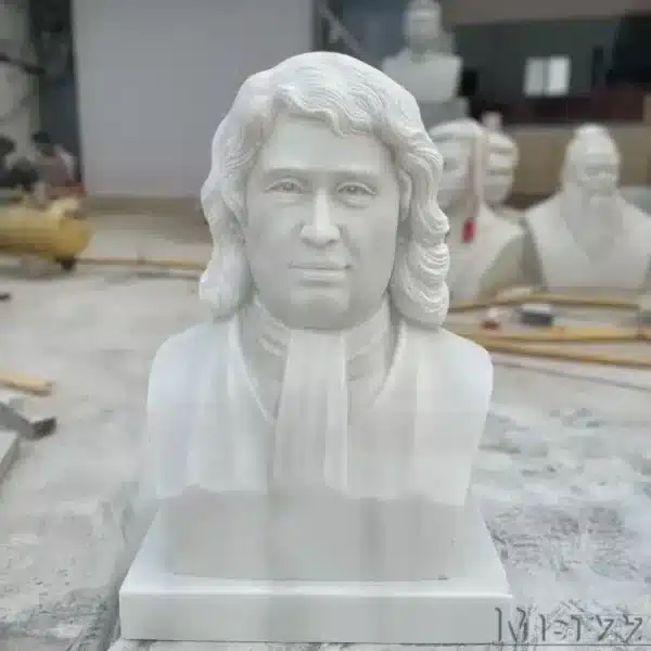 Natural Marble Busts of Famous Figures (Shakespeare)