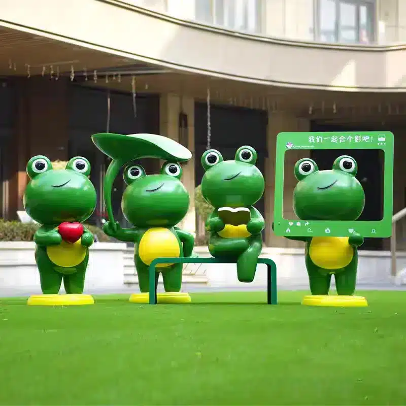 Frog Statue in the Garden