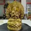 Bronze Avalokiteshvara Statue – Multi-Armed Guanyin Bronze Sculpture