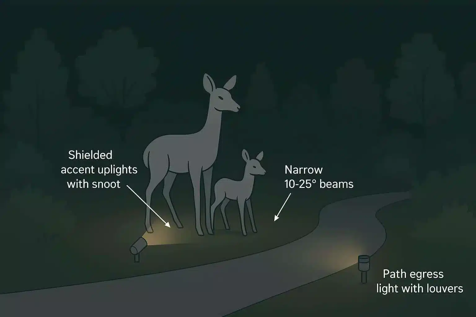 deer and fawn garden statue