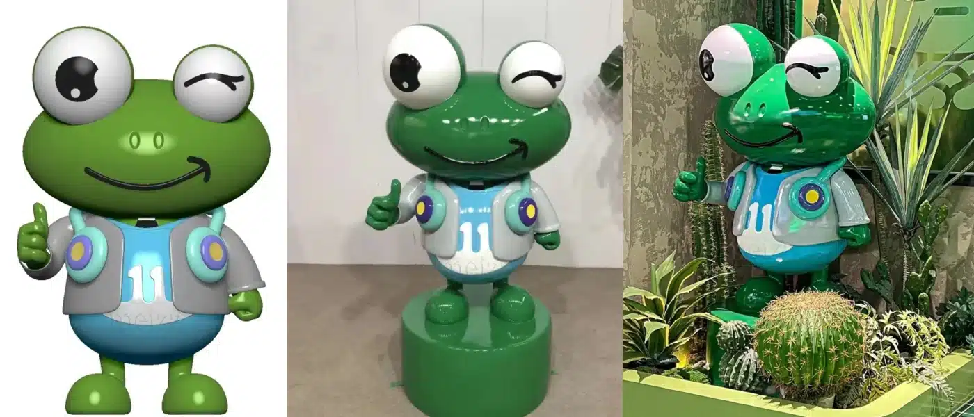 frog statue meaning