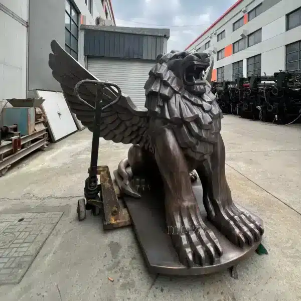 Flying Lion Statue