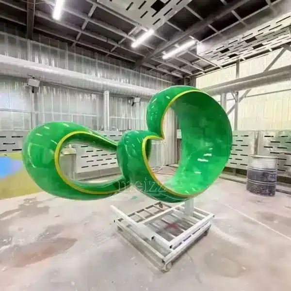 Abstract Green Sculpture