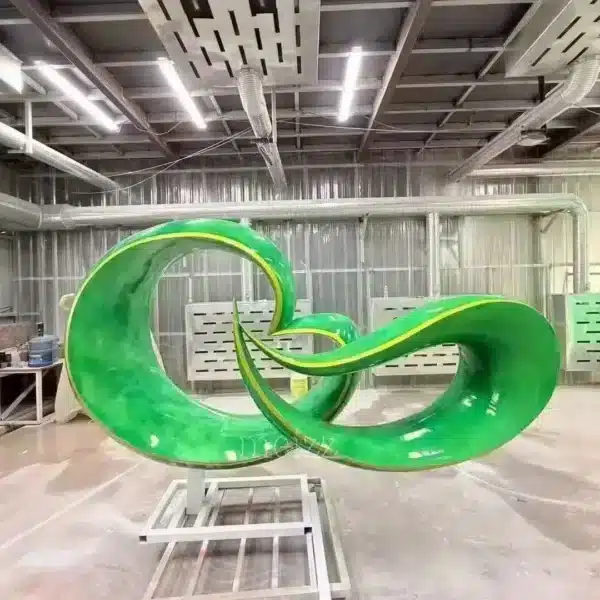 Abstract Green Sculpture