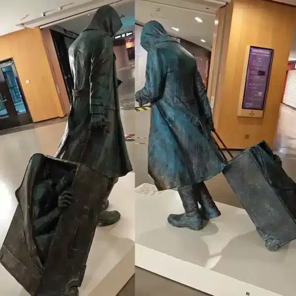 Bronze Travel Sculpture