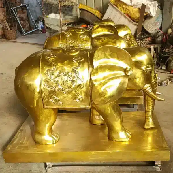 A Pair of Bronze Statues