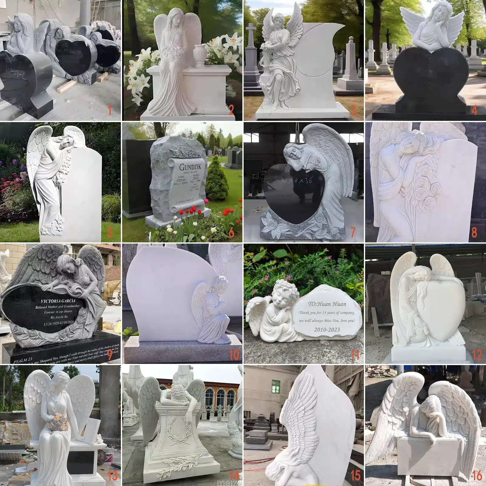 Marble Angel Monument