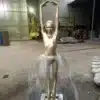 Brass Ballerina Water Fountain Statue