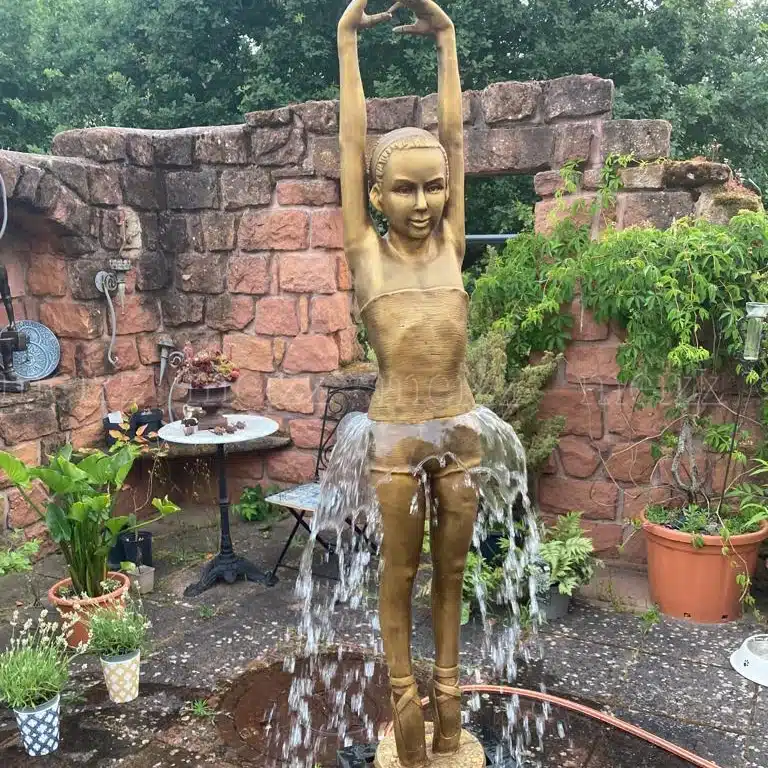 Bronze Ballet Fountain Sculpture Packaging