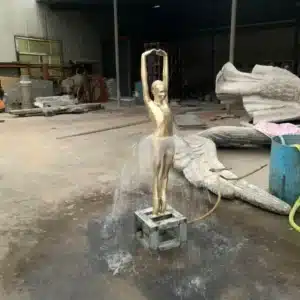 Bronze Ballet Fountain Sculpture Packaging