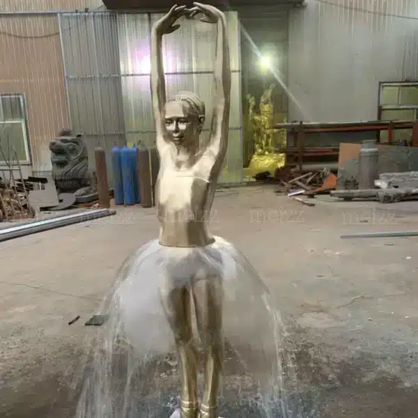 Bronze Ballet Fountain Sculpture Packaging