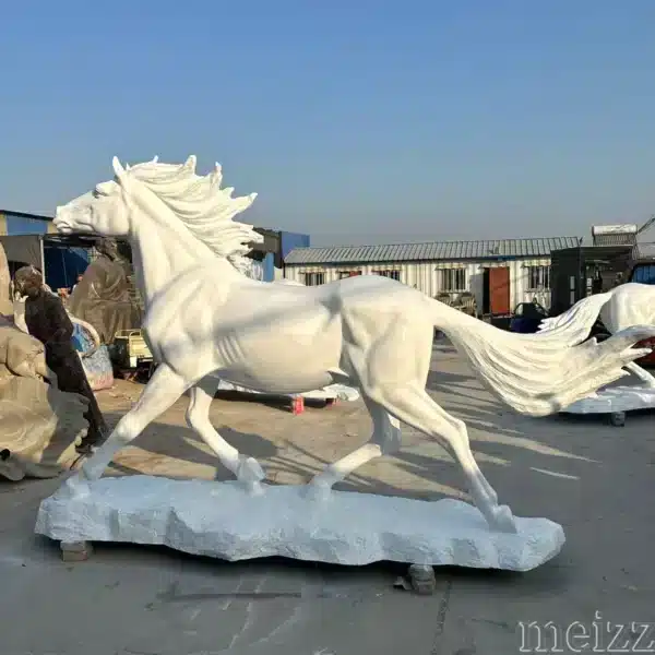 Fiberglass Galloping Horse