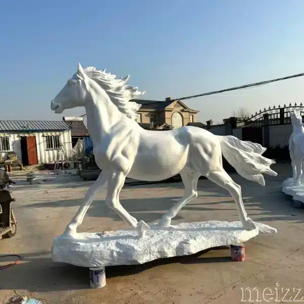 Fiberglass Galloping Horse