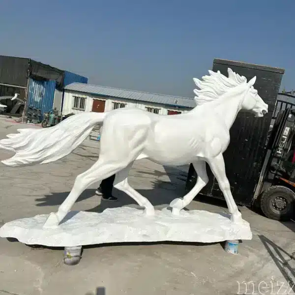 Fiberglass Galloping Horse