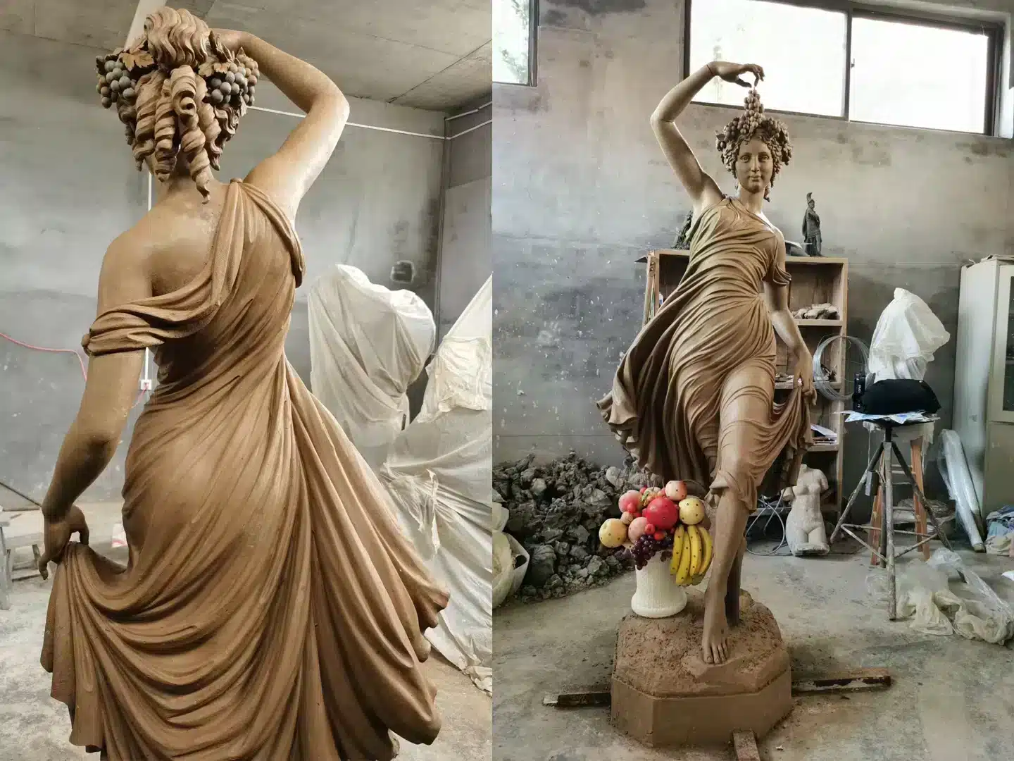 Clay Sculpture of the Goddess of the Four Seasons