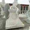 Natural Marble Angel of Grief Monument Statue for Sale