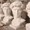 Michelangelo Marble Bust of David