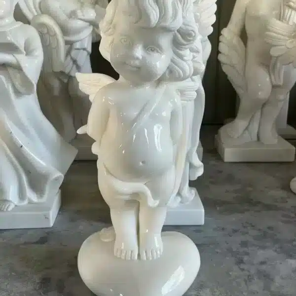 Multi-Style Marble Cupid Garden Statues