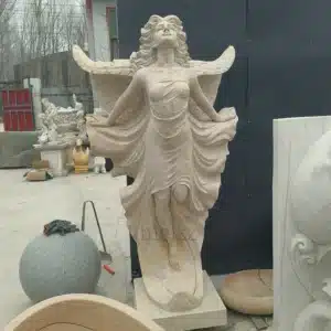 Outdoor Marble Angel Statue (1) Outdoor Marble Angel Statue