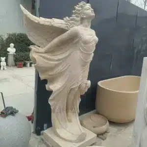 Outdoor Marble Angel Statue (4) Outdoor Marble Angel Statue