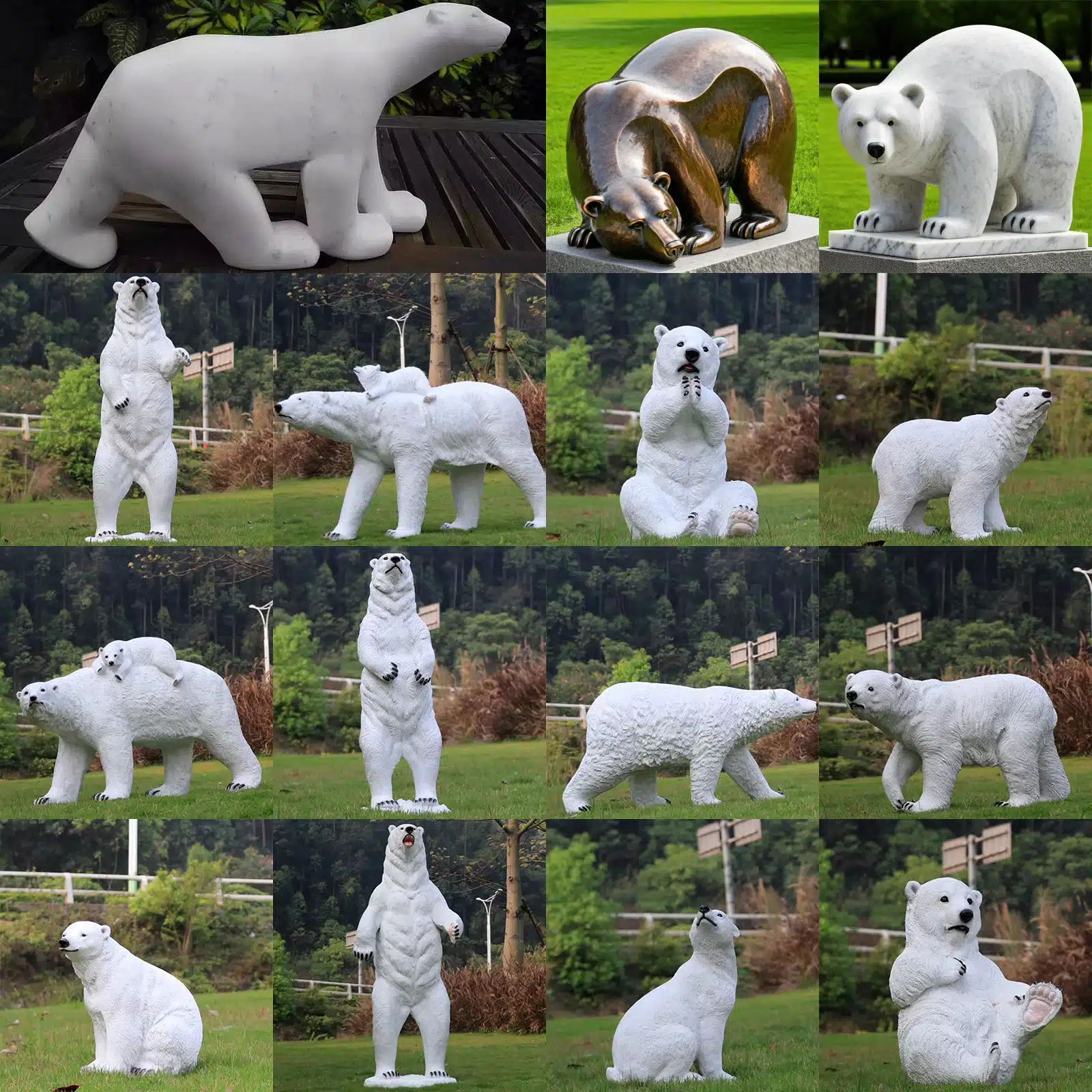 Polar Bear Sculpture