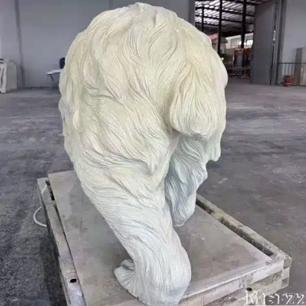 White Polar Bear Statue