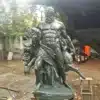 Greek Mythology Sculpture: Life-Size Cerberus Hercules Statue