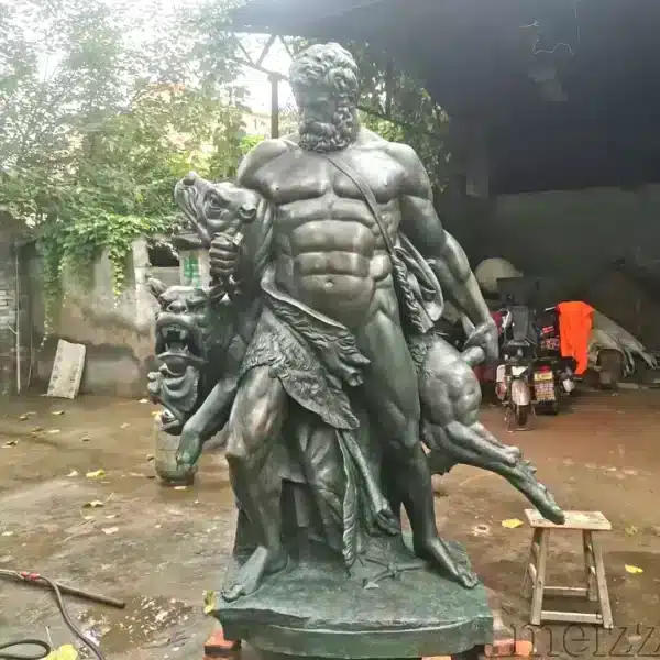 cerberus hercules statue