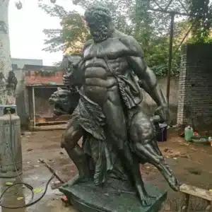 cerberus hercules statue