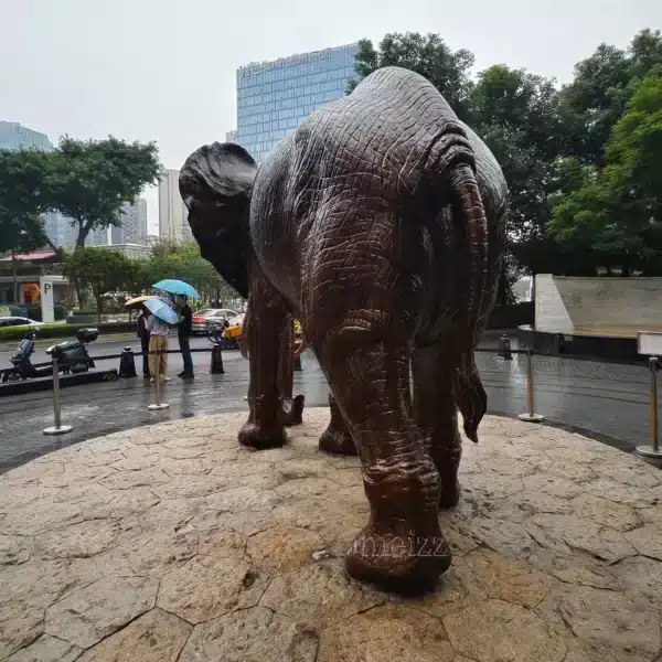 African Elephant Sculpture