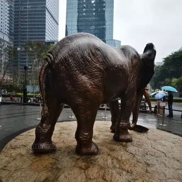 African Elephant Sculpture