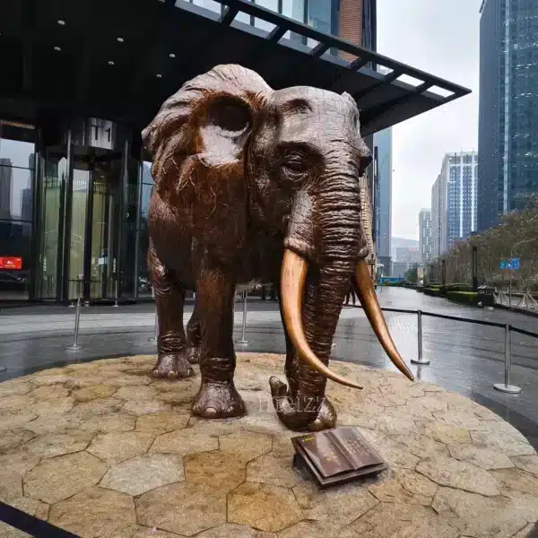 African Elephant Sculpture