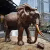 African Elephant Sculpture – Life-Size Bronze Elephant Statue for Outdoor Decor