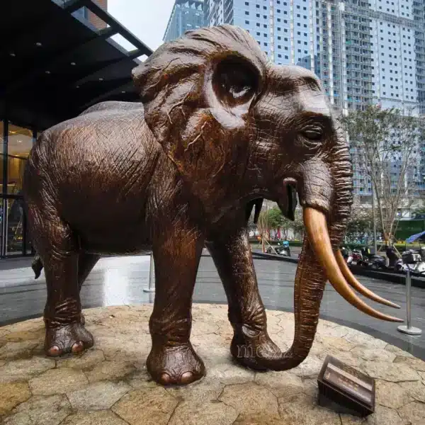 African Elephant Sculpture