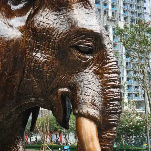 African Elephant Sculpture