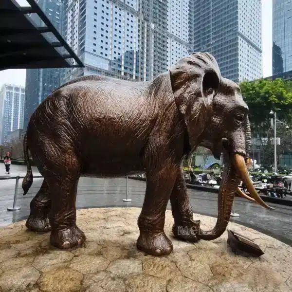 African Elephant Sculpture