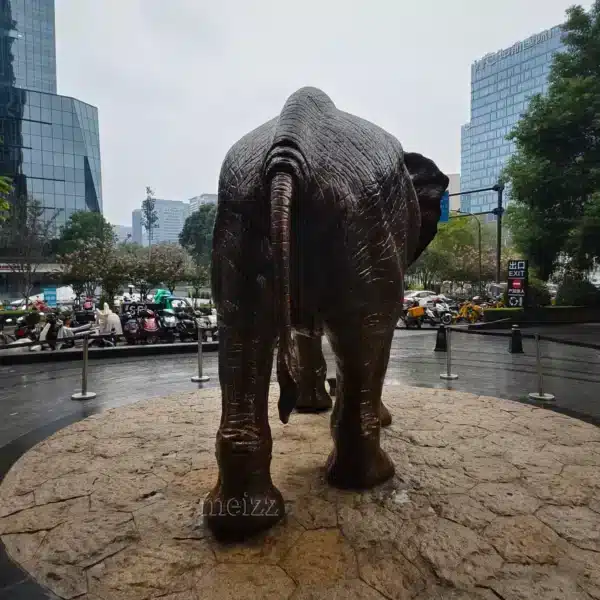African Elephant Sculpture
