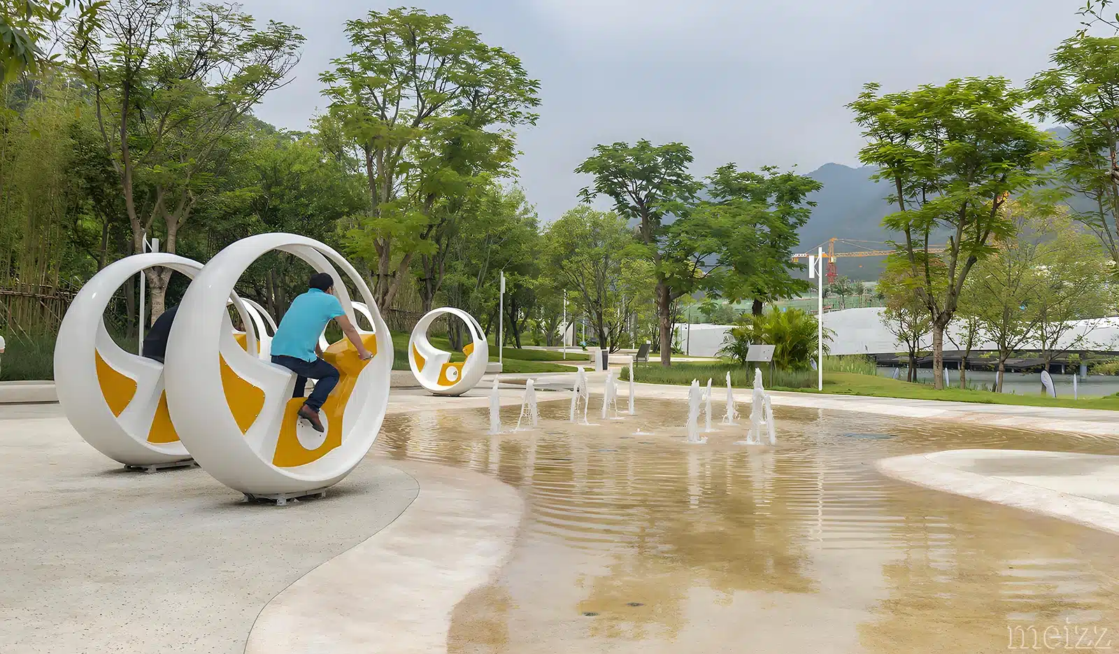 Bicycle Fountain