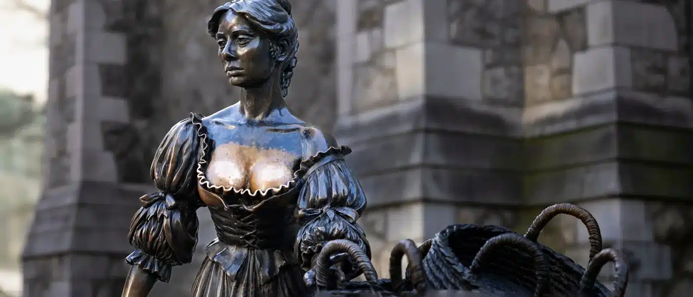 Bronze Molly Malone statue