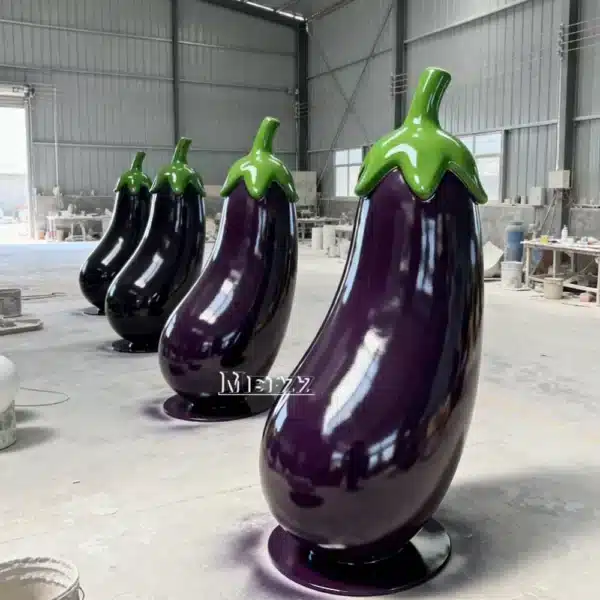 Fiberglass Eggplant Sculpture