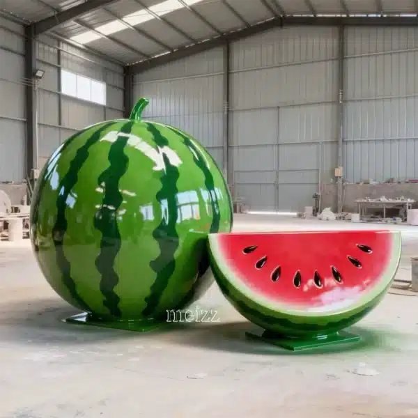 Giant Fiberglass Watermelon Sculptures
