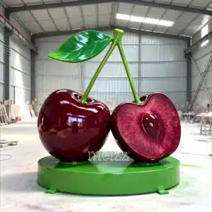 Giant Fiberglass Cherry Sculpture