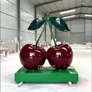 Giant Fiberglass Cherry Sculpture