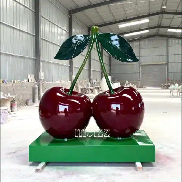 Giant Fiberglass Cherry Sculpture