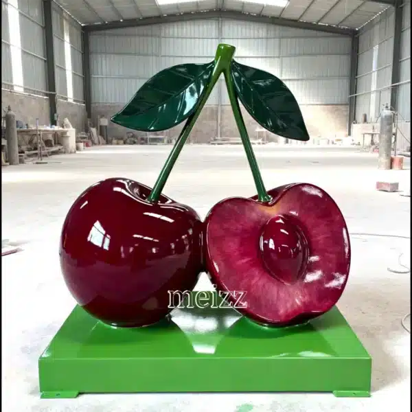 Giant Fiberglass Cherry Sculpture