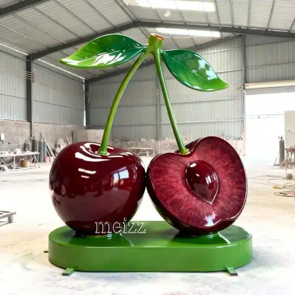 Giant Fiberglass Cherry Sculpture